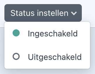 set status.